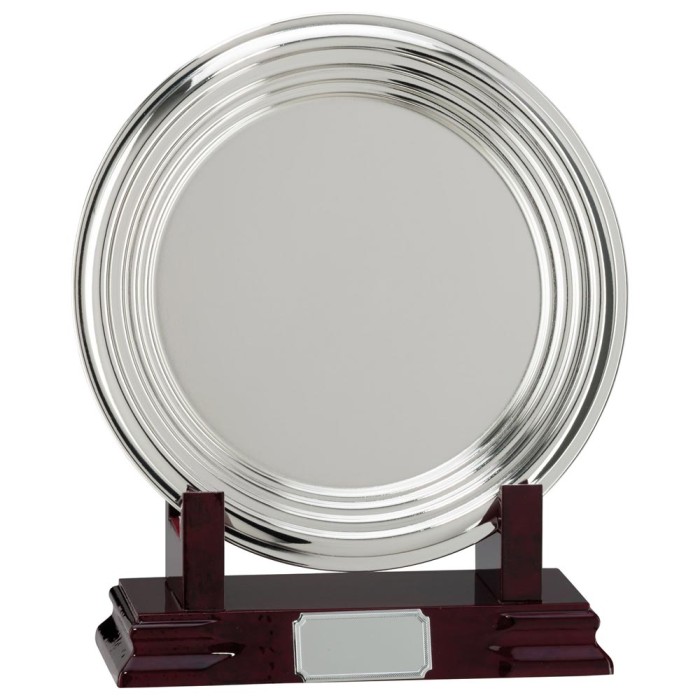 INVERURIE NICKLE PLATED SILVER SALVER - 4 SIZES - T/NP15156 -100MM - 250MM